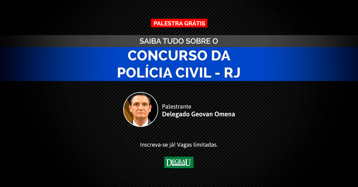 Palestras sobre a Polícia Civil com o delegado Geovan Omena