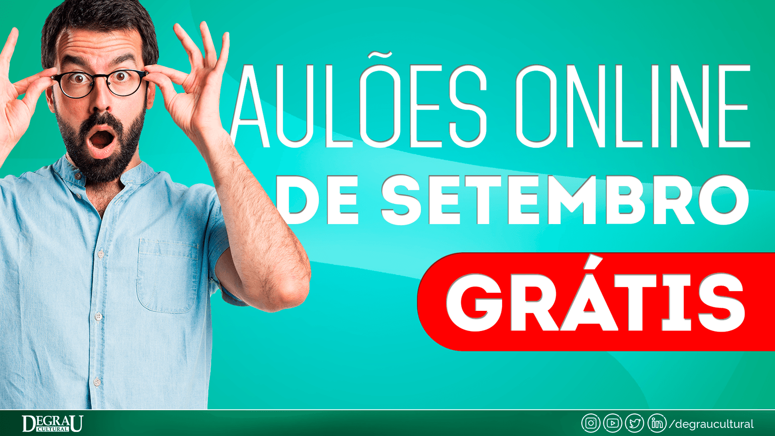 Cronograma de aulões para setembro