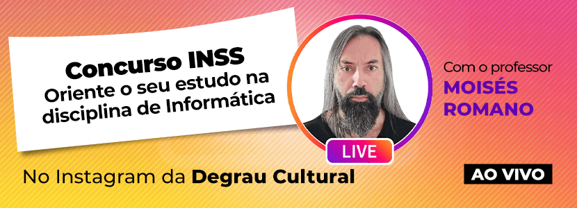 Ao vivo: oriente seu estudo sobre Informática para o Concurso INSS
