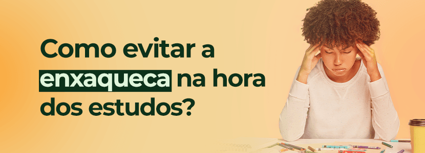 Saiba como evitar a enxaqueca na hora dos estudos para concurso