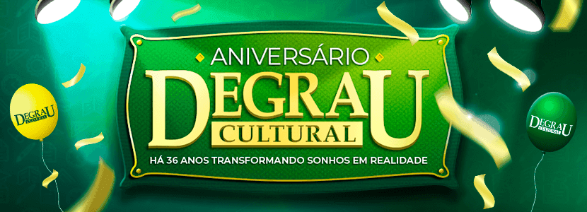 Aniversário de 36 anos Degrau Cultural