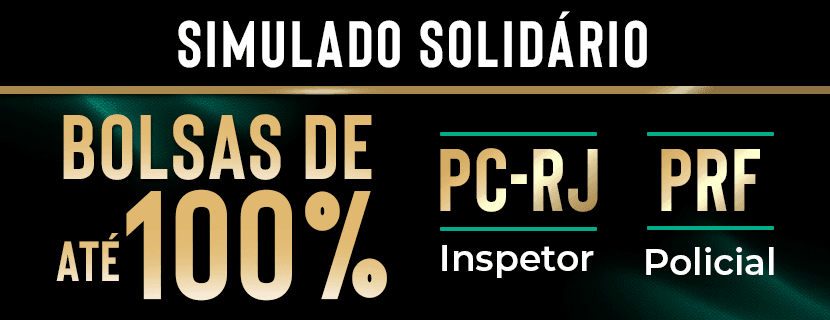 Conheça o Simulado Solidário PRF e PC-RJ da Degrau Cultural