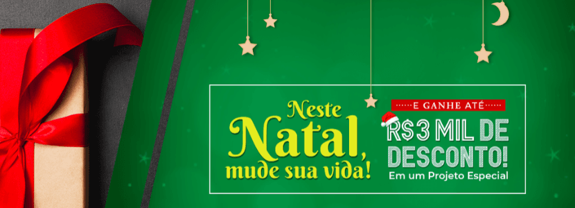 Neste Natal, aproveite nossos descontos e mude sua vida!