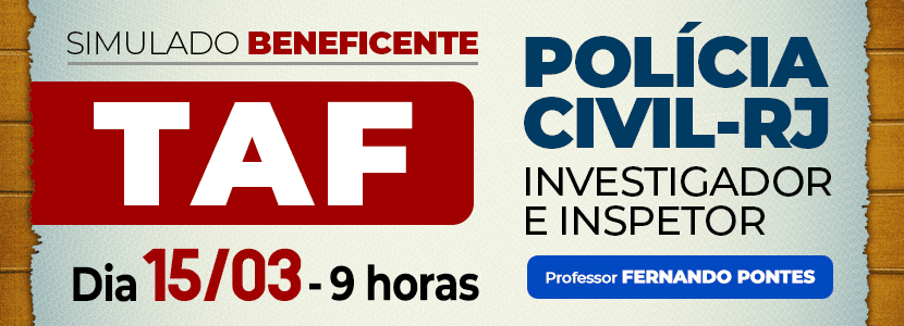 Concurso PC-RJ: participe do simulado para o TAF
