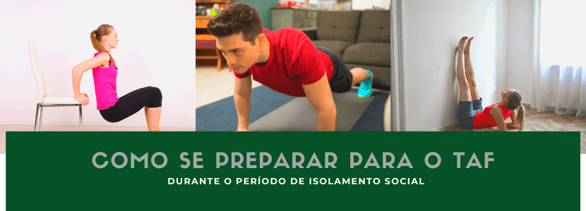 Concurso público: como se preparar para o TAF durante o período de isolamento social?