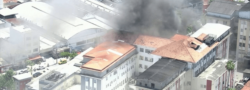 Concurso Ministério da Saúde-RJ: incêndio no Hospital Federal de Bonsucesso evidencia descaso