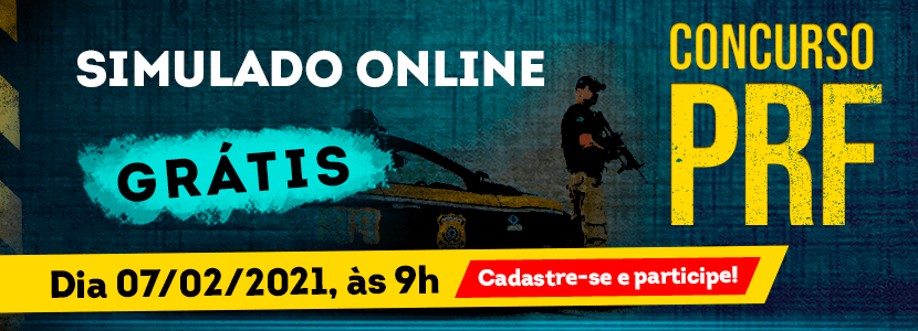 Concurso PRF: cadastre-se para participar do simulado gratuito!