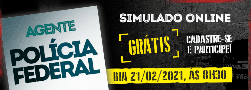 Concurso PF: participe do simulado gratuito para agente!