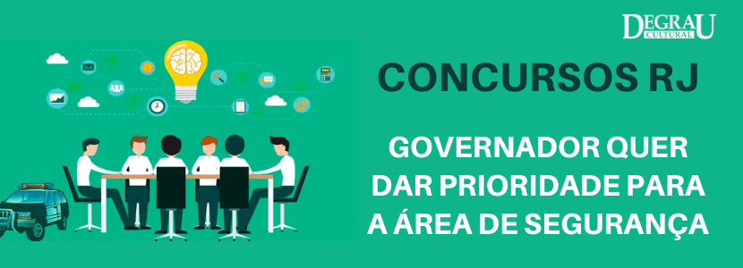 Concursos RJ: governador quer dar prioridade para a área de segurança