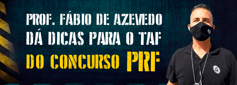 Simulado TAF: prof. Fábio de Azevedo dá orientações aos candidatos a PRF