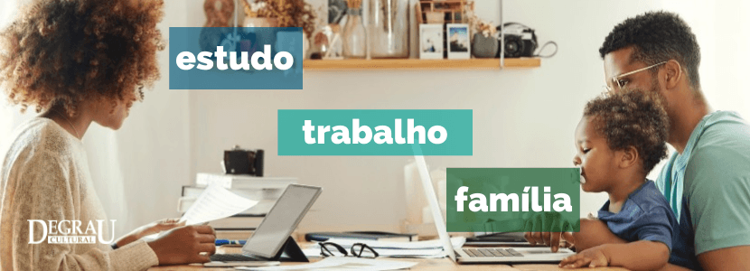 Como dividir o tempo entre estudo, trabalho e família?