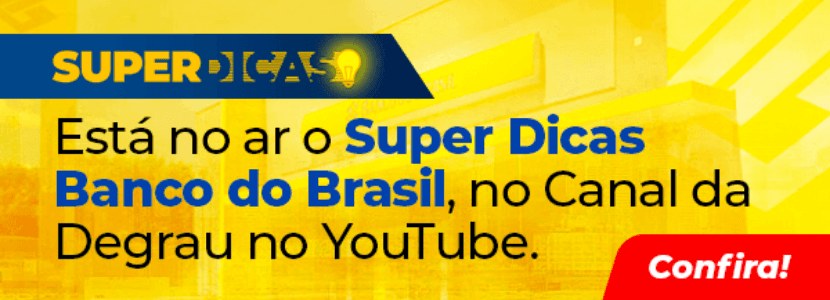 Concurso Banco do Brasil: programa no YouTube traz dicas para a prova de Escriturário