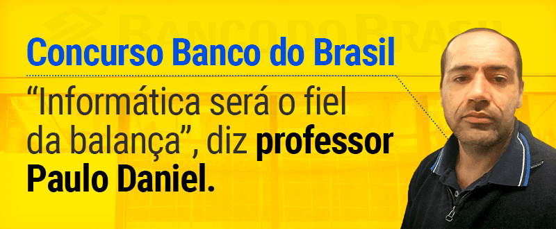 Concurso BB: professor orienta estudo em Informática