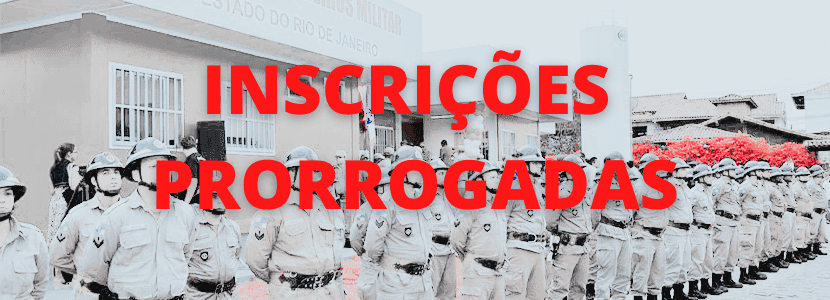 Concurso Bombeiros-RJ: prorrogadas inscrições para 3 mil vagas