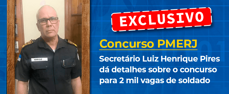 Concurso PMERJ: edital até agosto e provas este ano