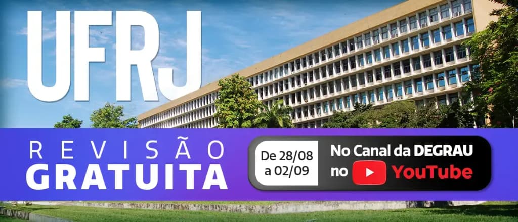 Concurso UFRJ: DEGRAU realiza Revisão Gratuita