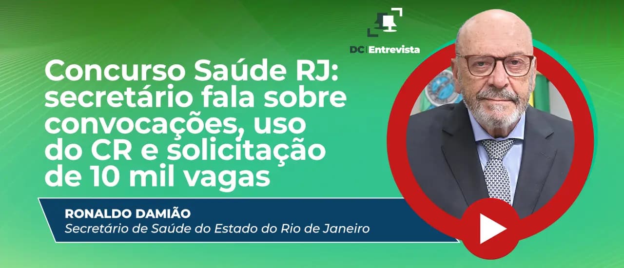 Concurso Saúde RJ: contratações devem superar bastante a oferta de 287 vagas